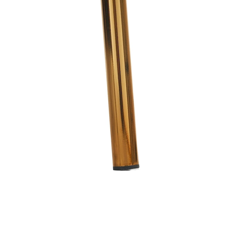 Tabourets de bar modernes beiges et dorés