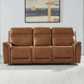 Canapé inclinable électrique double en cuir