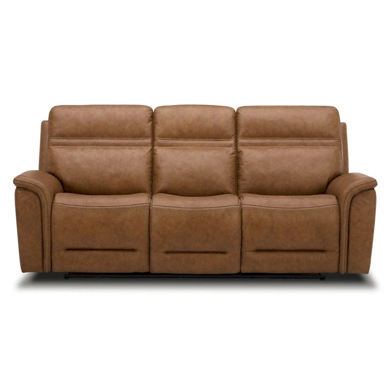 Canapé inclinable électrique double en cuir
