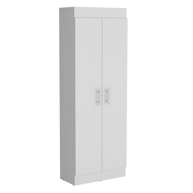 Meuble de garde-manger, design compact à 2 portes