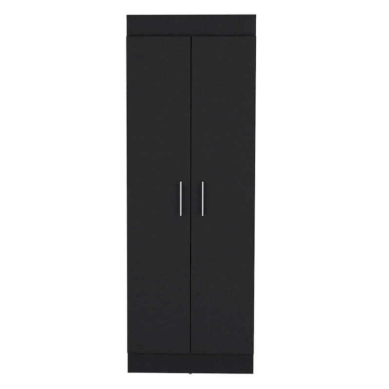 Meuble de garde-manger, design compact à 2 portes