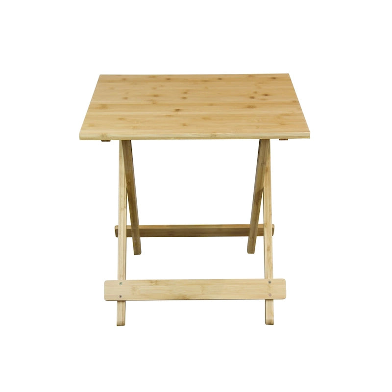 Table pliante en bambou massif