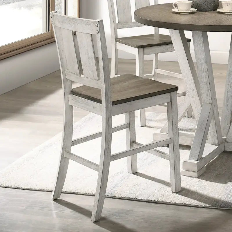 Chaises de bar rustiques en bois