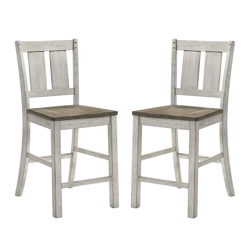 Chaises de bar rustiques en bois