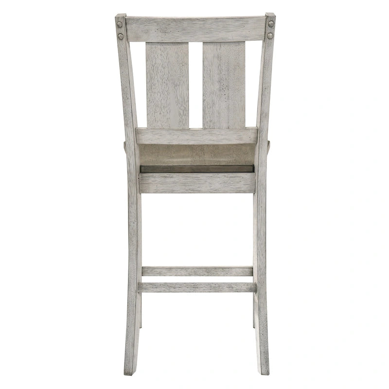Chaises de bar rustiques en bois