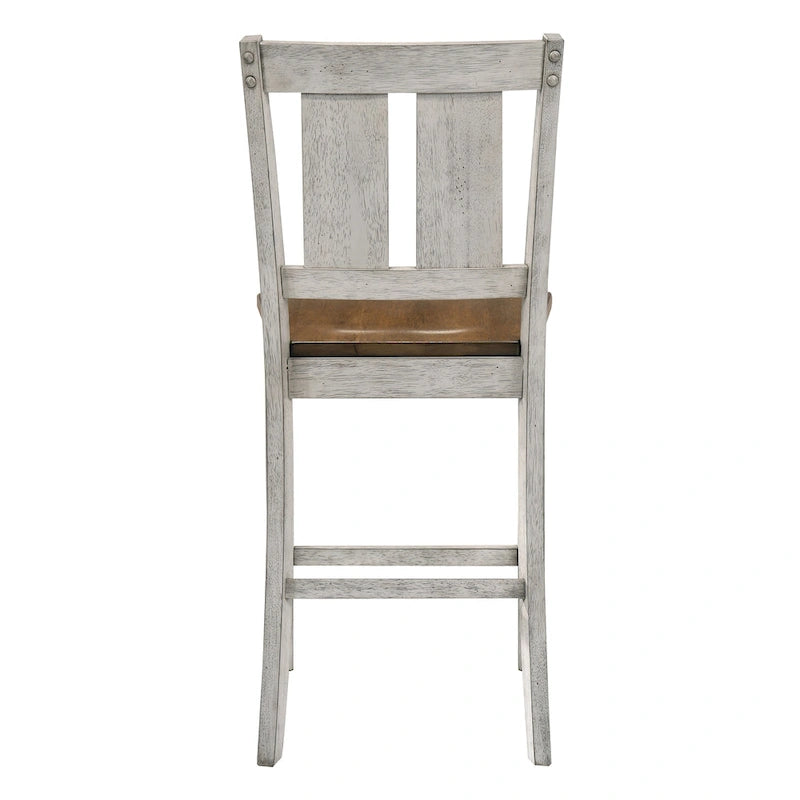 Chaises de bar rustiques en bois