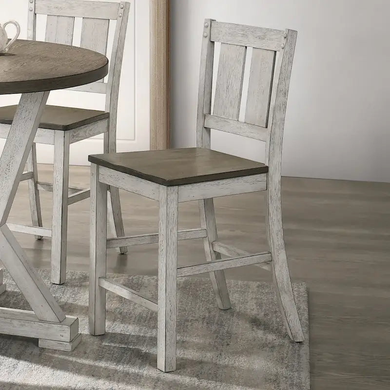 Chaises de bar rustiques en bois