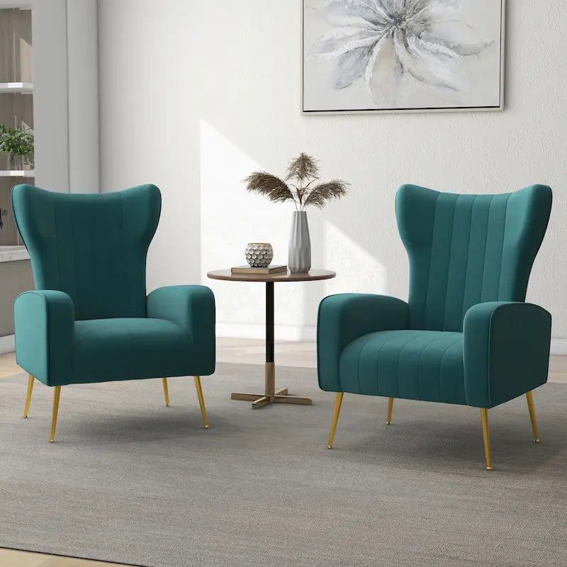 Fauteuil cabriolet d'appoint rembourré