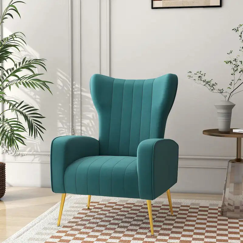 Fauteuil cabriolet d'appoint rembourré