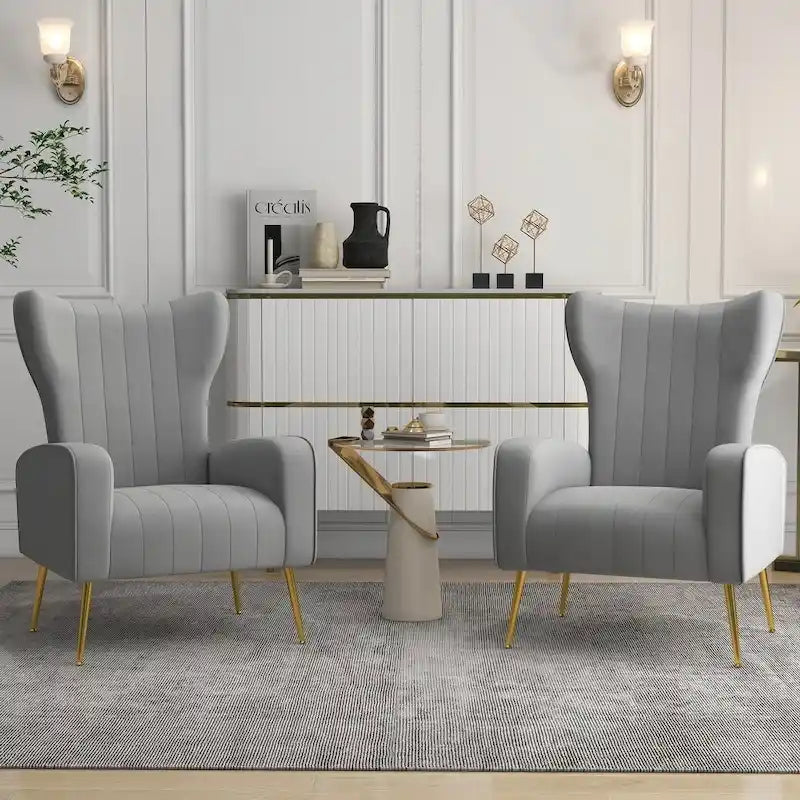 Fauteuil cabriolet d'appoint rembourré