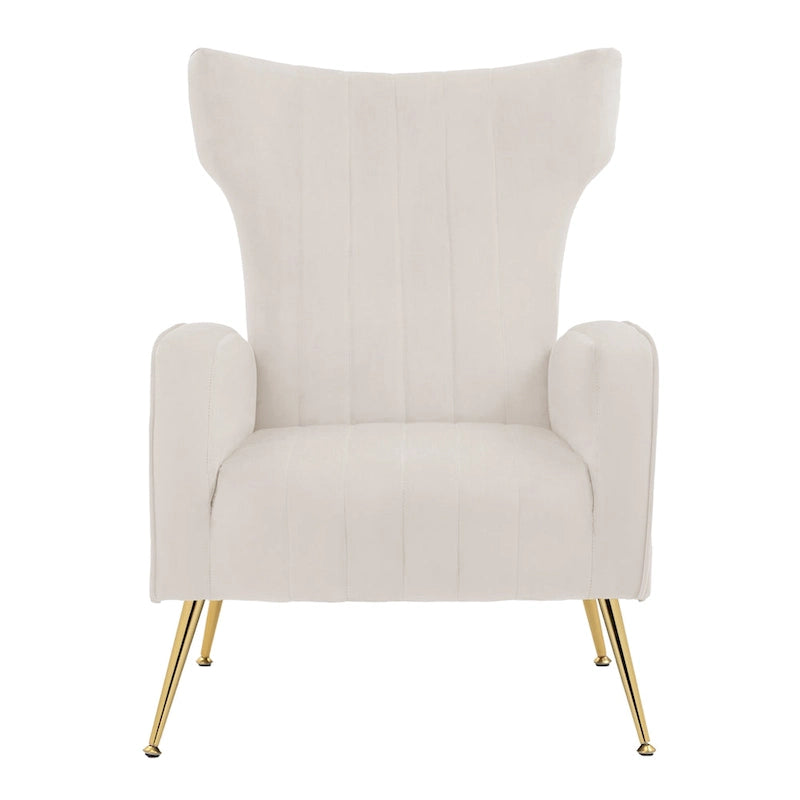 Fauteuil cabriolet d'appoint rembourré