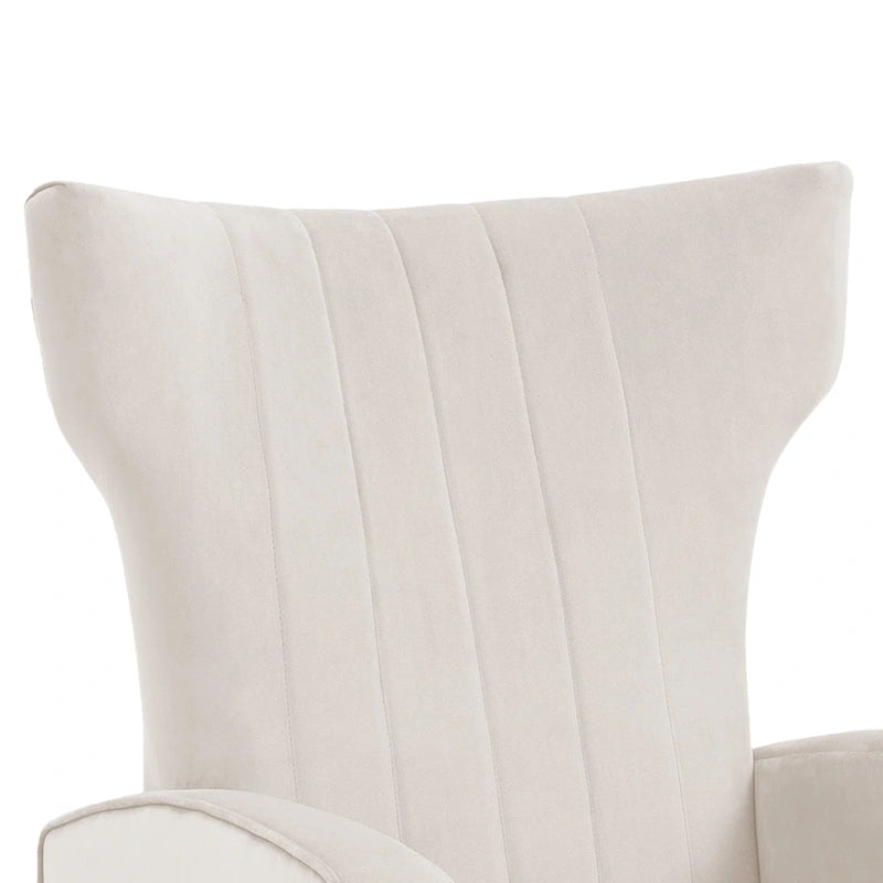 Fauteuil cabriolet d'appoint rembourré