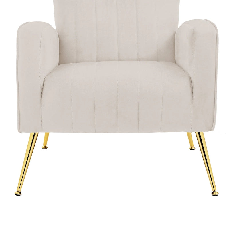 Fauteuil cabriolet d'appoint rembourré