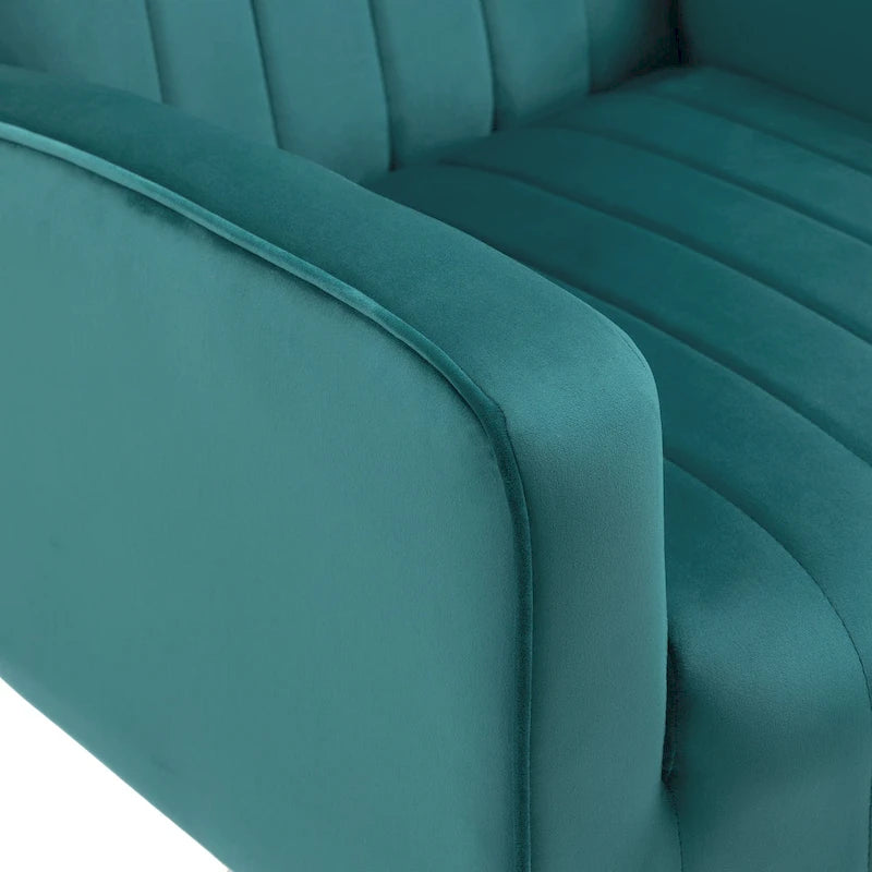 Fauteuil cabriolet d'appoint rembourré