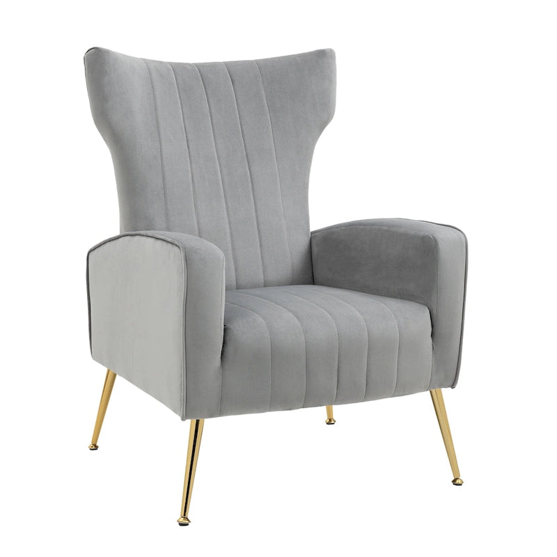 Fauteuil cabriolet d'appoint rembourré