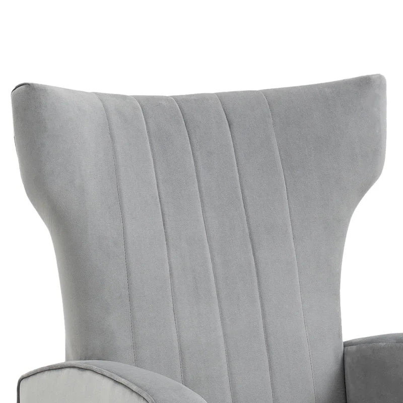 Fauteuil cabriolet d'appoint rembourré