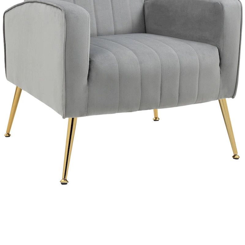 Fauteuil cabriolet d'appoint rembourré