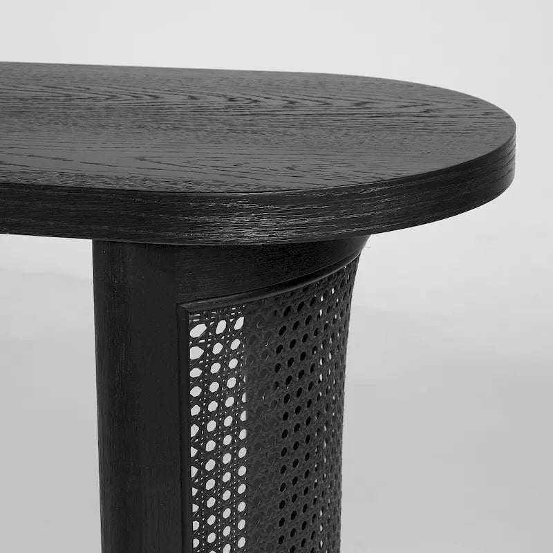 Console en rotin massif