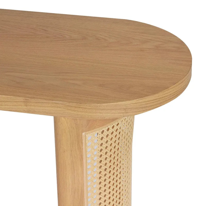 Console en rotin massif