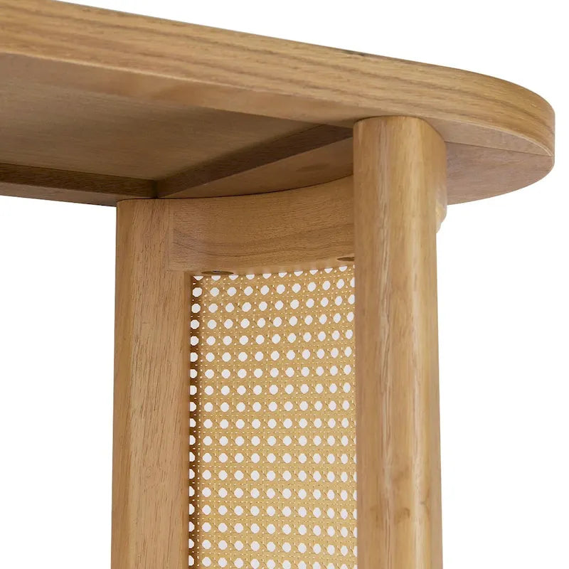 Console en rotin massif