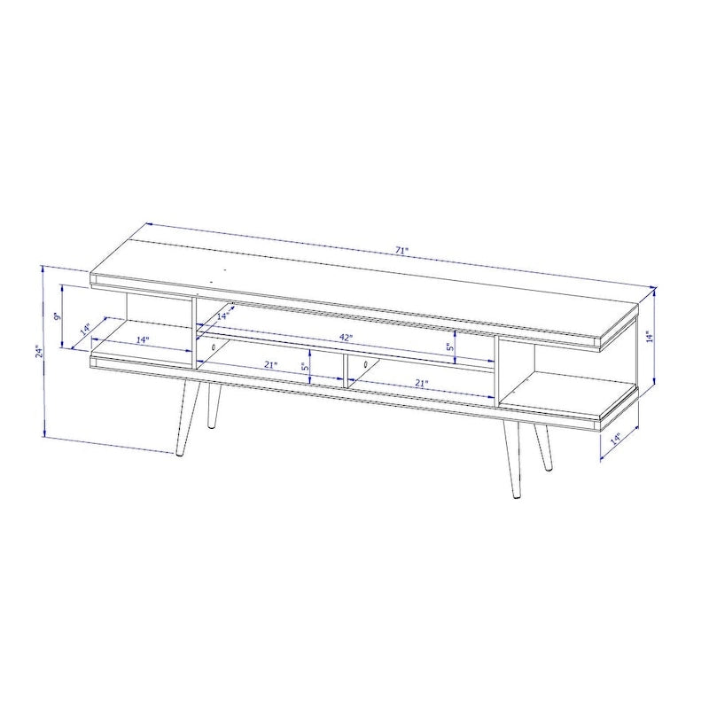 Console meuble TV scandinave