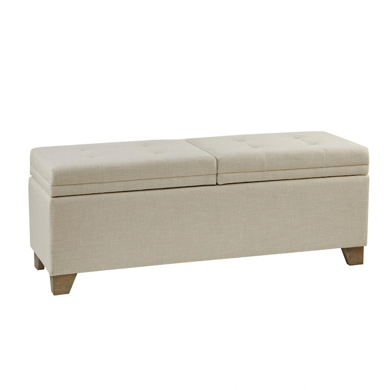 Banc de rangement à fermeture douce