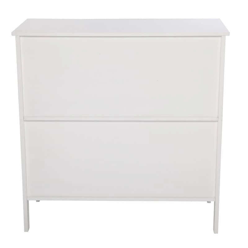 Meuble de rangement d'appoint autoportant avec porte transparente