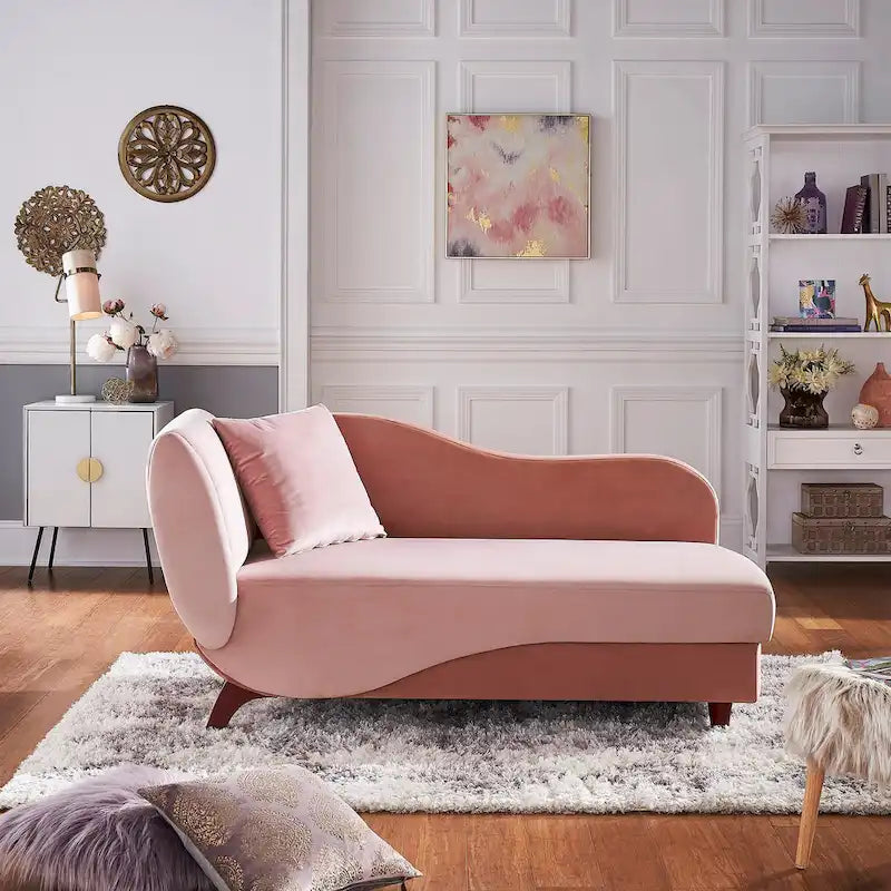 Chaise longue de rangement bicolore