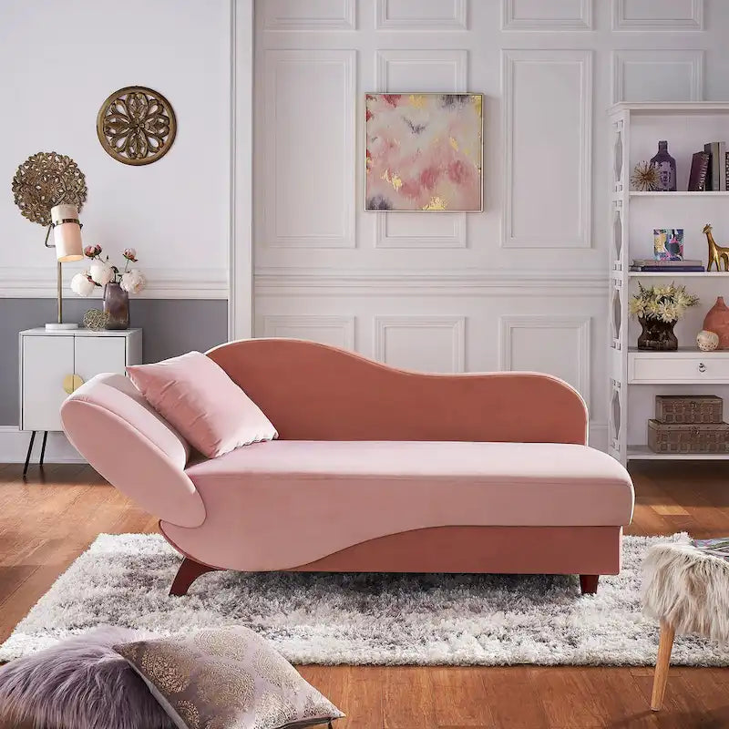 Chaise longue de rangement bicolore