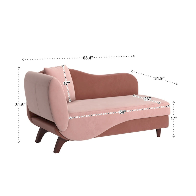 Chaise longue de rangement bicolore
