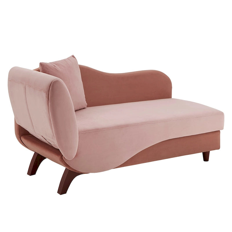 Chaise longue de rangement bicolore