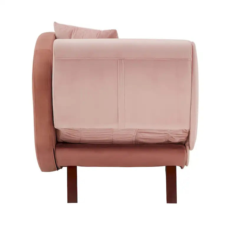 Chaise longue de rangement bicolore