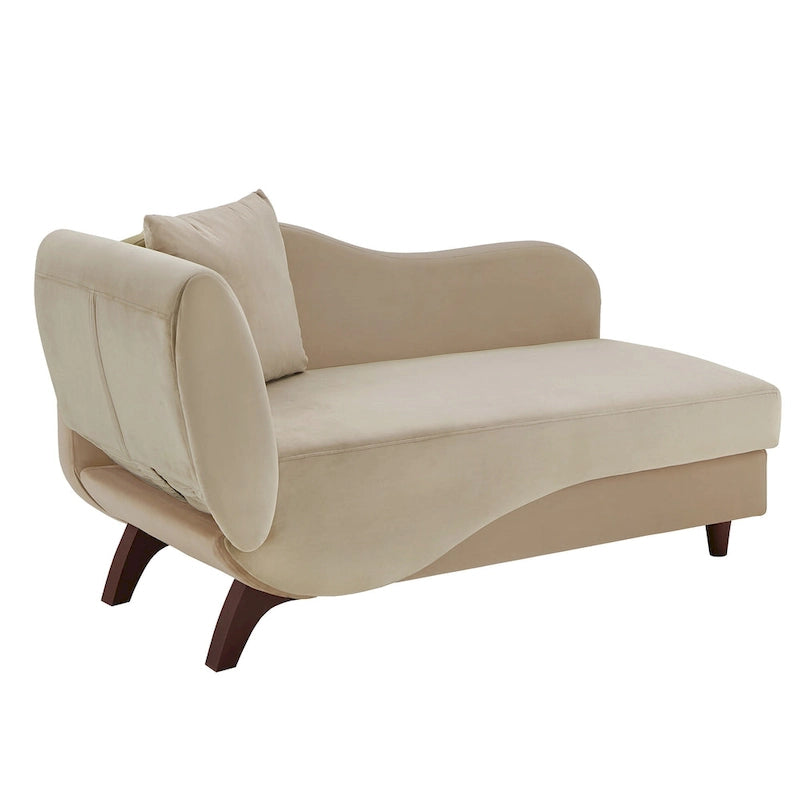 Chaise longue de rangement bicolore