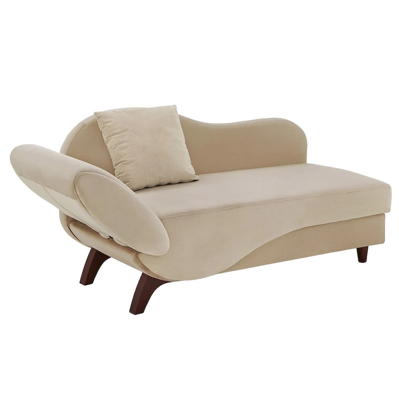 Chaise longue de rangement bicolore