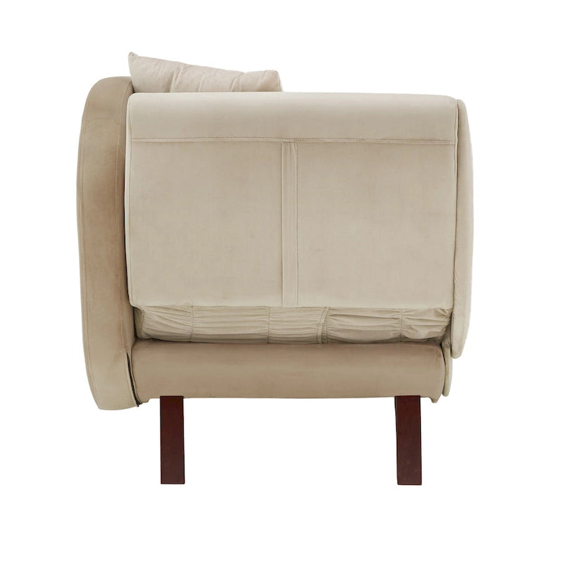 Chaise longue de rangement bicolore