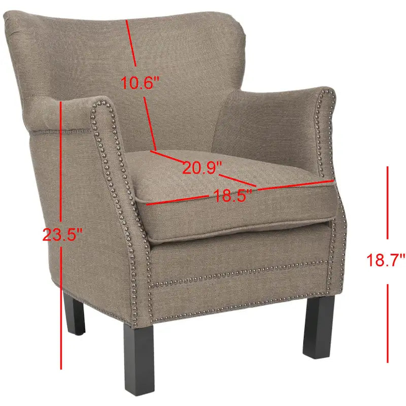 Fauteuil club marron