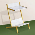 Petite Table d'appoint avec Rangement, Table de Chevet Moderne et Simple