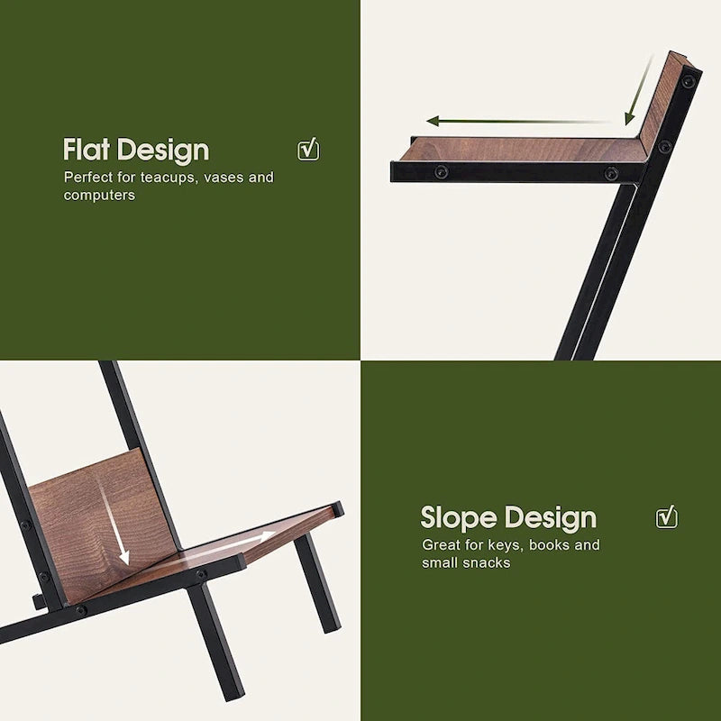 Petite Table d'appoint avec Rangement, Table de Chevet Moderne et Simple