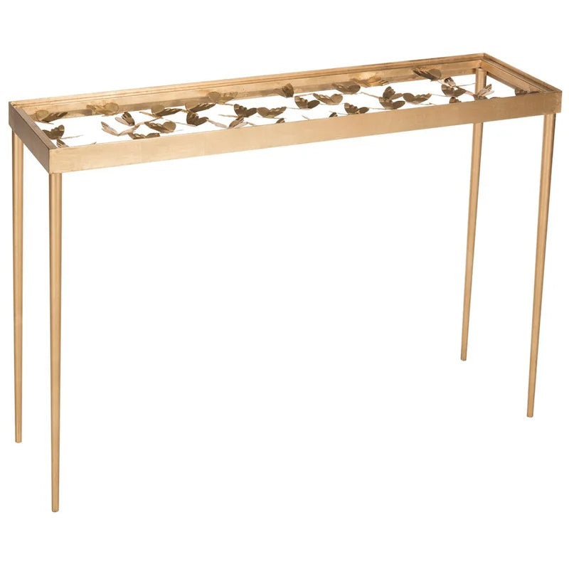 Console Papillon en Feuille d'Or Antique