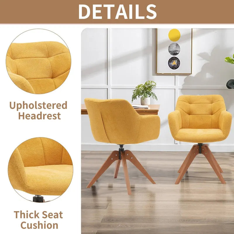 Fauteuil pivotant de bureau en suédine