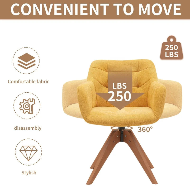 Fauteuil pivotant de bureau en suédine