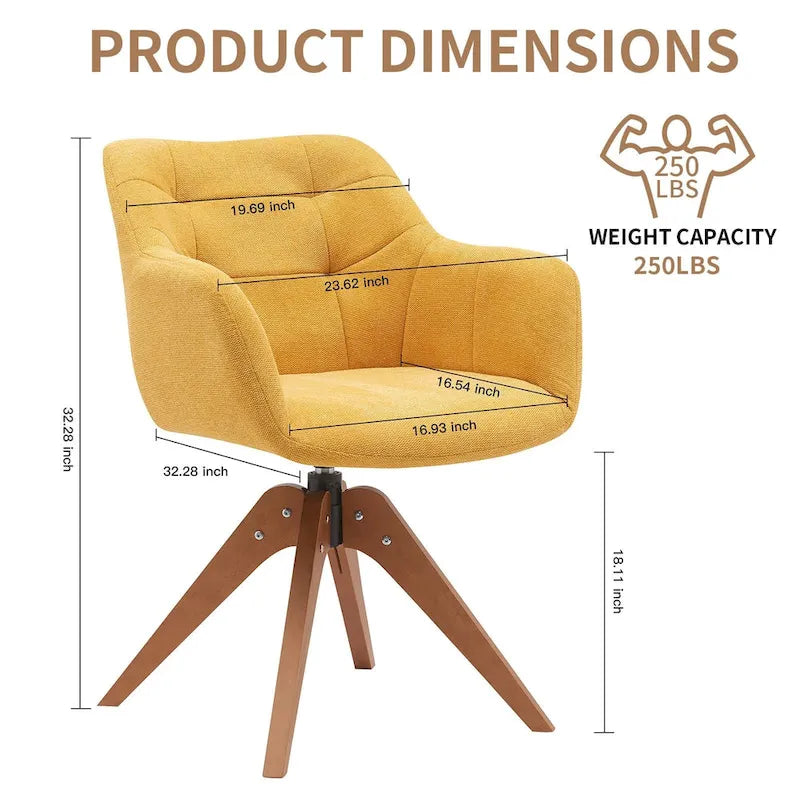 Fauteuil pivotant de bureau en suédine