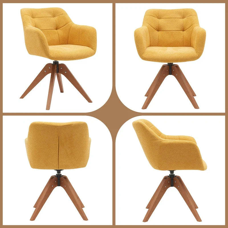 Fauteuil pivotant de bureau en suédine