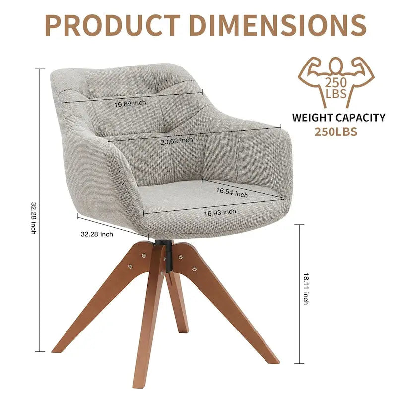Fauteuil pivotant de bureau en suédine