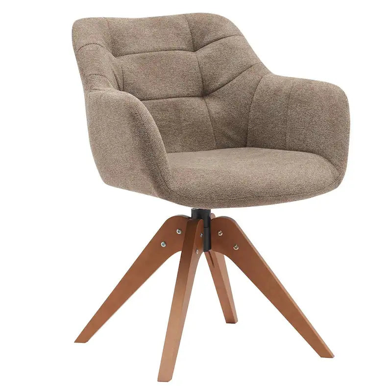 Fauteuil pivotant de bureau en suédine