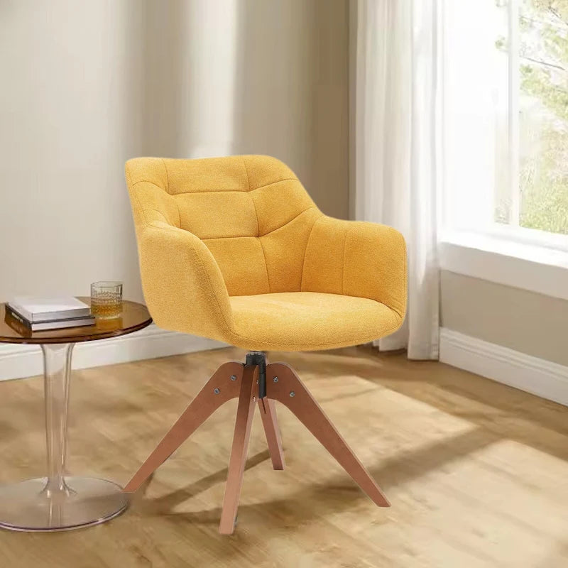 Fauteuil pivotant de bureau en suédine