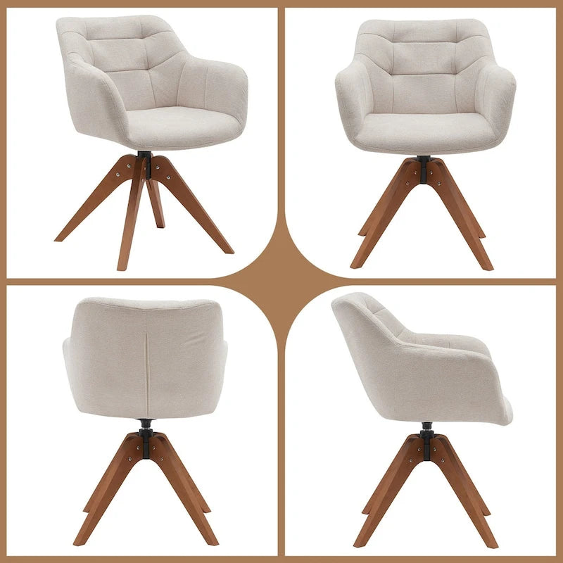 Fauteuil pivotant de bureau en suédine
