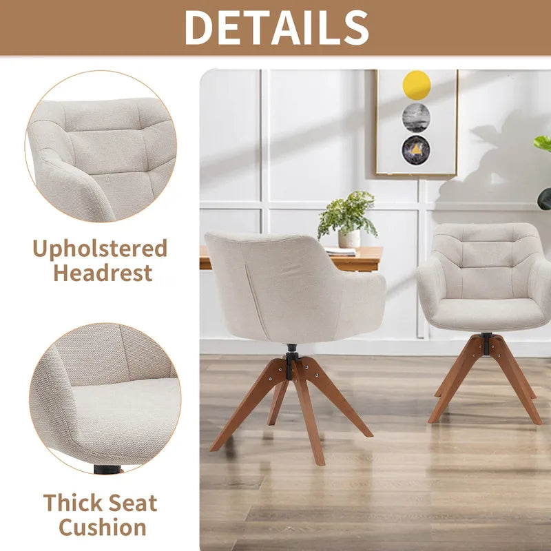 Fauteuil pivotant de bureau en suédine