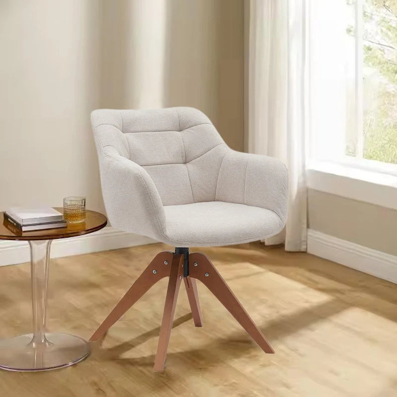 Fauteuil pivotant de bureau en suédine
