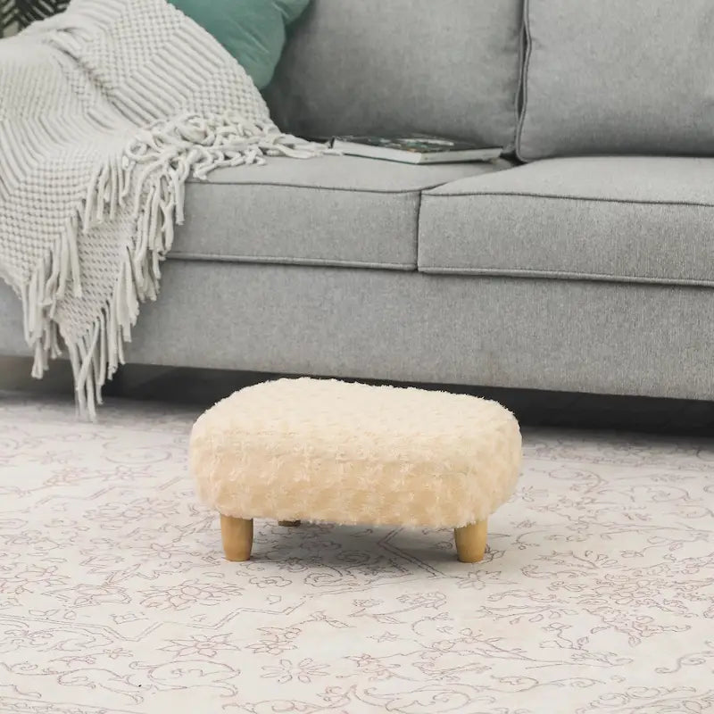 Repose-pieds en U, pouf